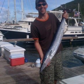 Fresh Wahoo Caught in St. Thomas